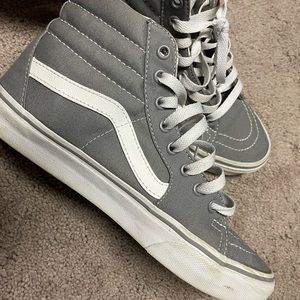 VANS Grey and White